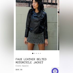 Elodie Faux Leather Jacket